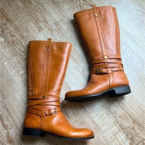 Naturalizer Caramel Riding Boots